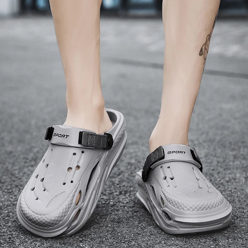 Men's Slip on Garden Mules Clogs Shoes Sports Sandals Beach Swim Slippers Shoes