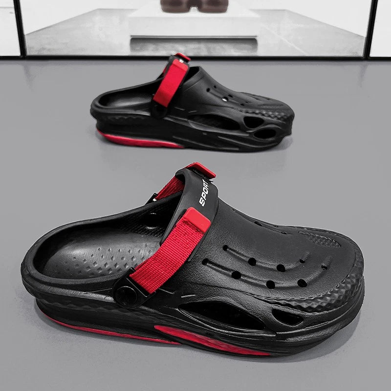 Men's Slip on Garden Mules Clogs Shoes Sports Sandals Beach Swim Slippers Shoes