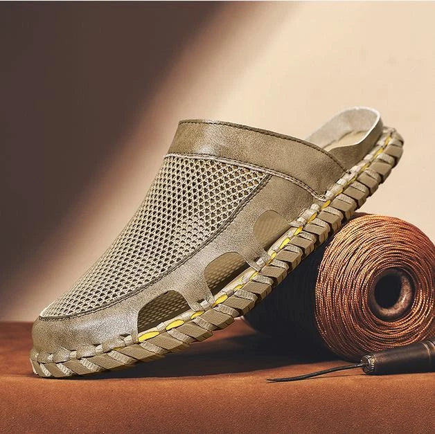 Men's Beach Ventilation Shoes Slippers Outdoor Casual Flats Summer Comfort 38-46