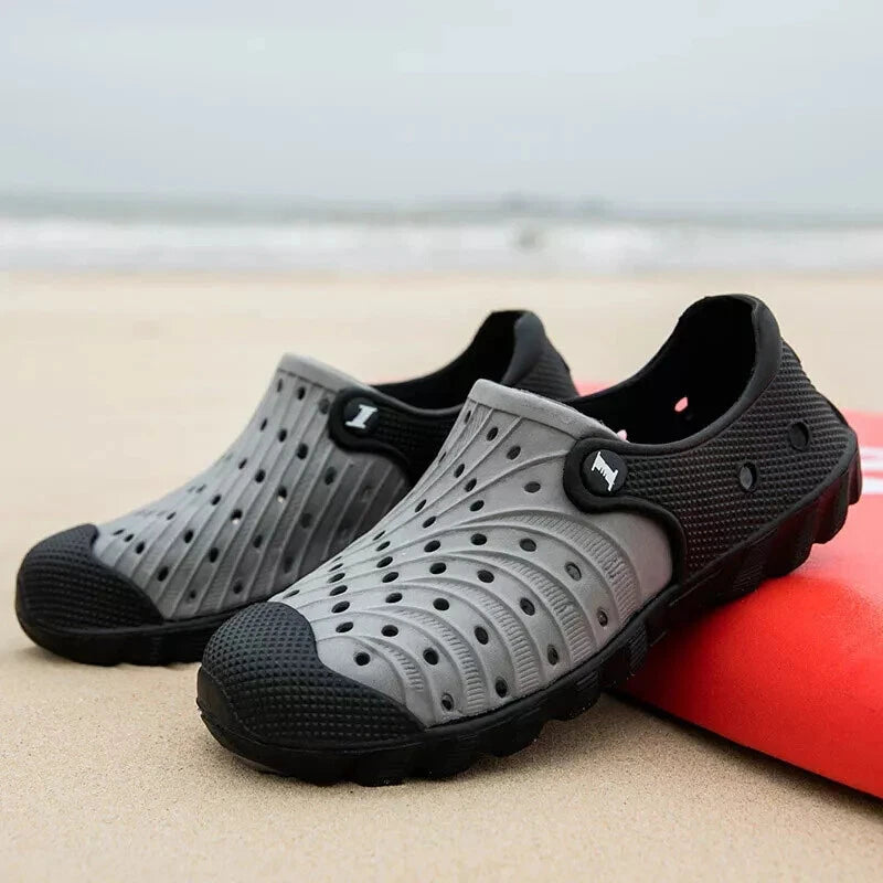 Men's Clogs Slip On Casual Shoes Waterproof Slippers Garden Beach Swim Sandals