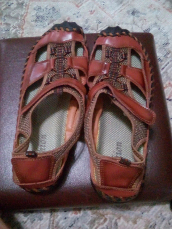 Fashion Men Sandals Slip on Flats Slippers Summer Beach Casual Shoes Footwear