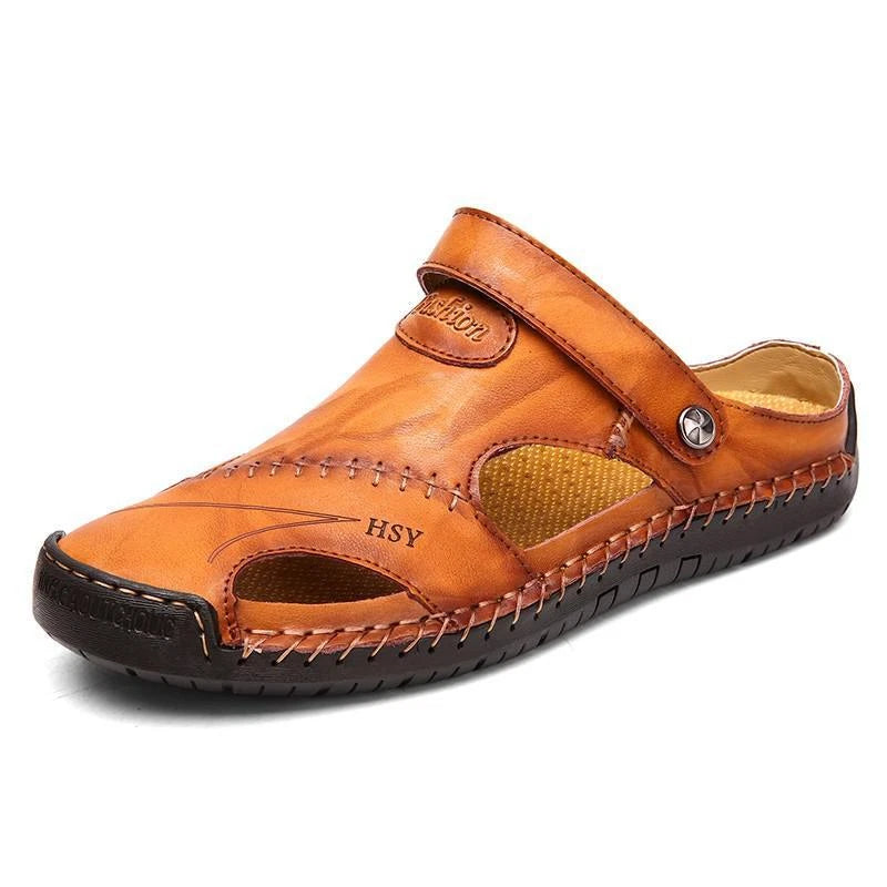 Men's Beach Sandals Breathable Summer Slides Outdoor Non-slip Slippers