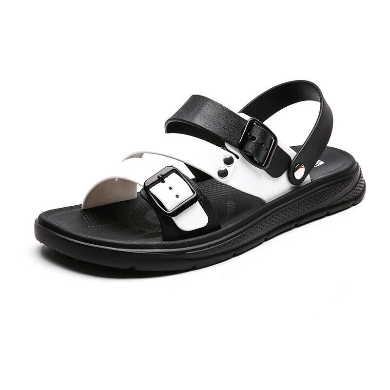 Men Fashion Plastic Sandals Casual Sports Summer Beach Shoes Home Slippers