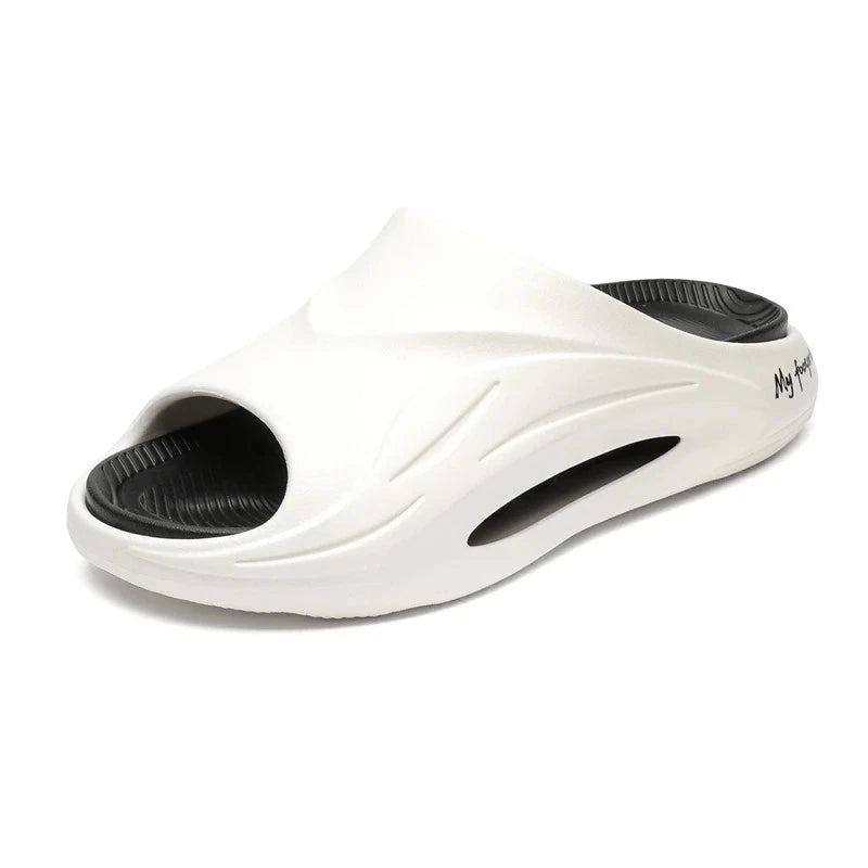 2025 New Men Massage Slippers Slides Indoor Outdoor Sandals Beach Casual