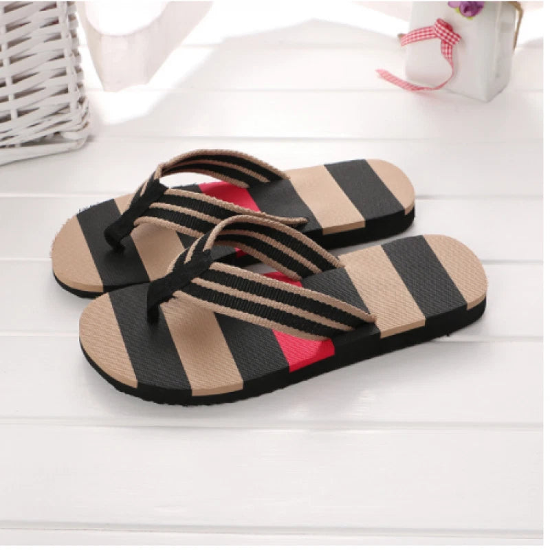 Mens Flat Beach Flip Flops Slippers Shoes Indoor Outdoor Sandals Casual Home