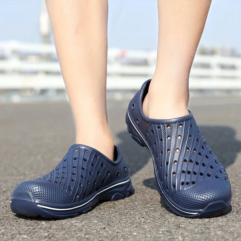 Men's Clog Slip on Casual Shoes Waterproof Slippers Garden Beach Swim Sandals US