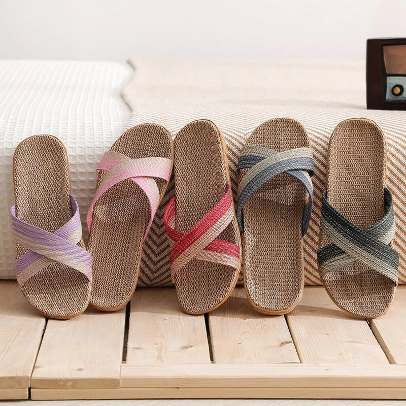Fashion Men Slip on Slides Indoor Home Slippers Summer Sandal Casual Beach Shoes