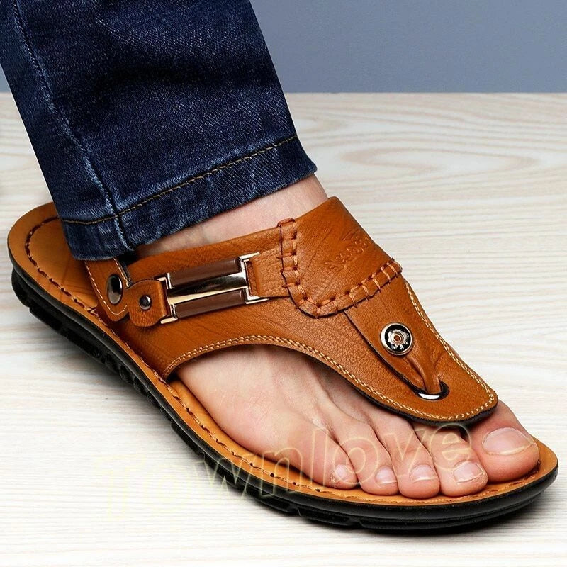 Hot Sale Mens Beach Flip Flops Sandals Slippers Casual Shoes New Fashion Summer