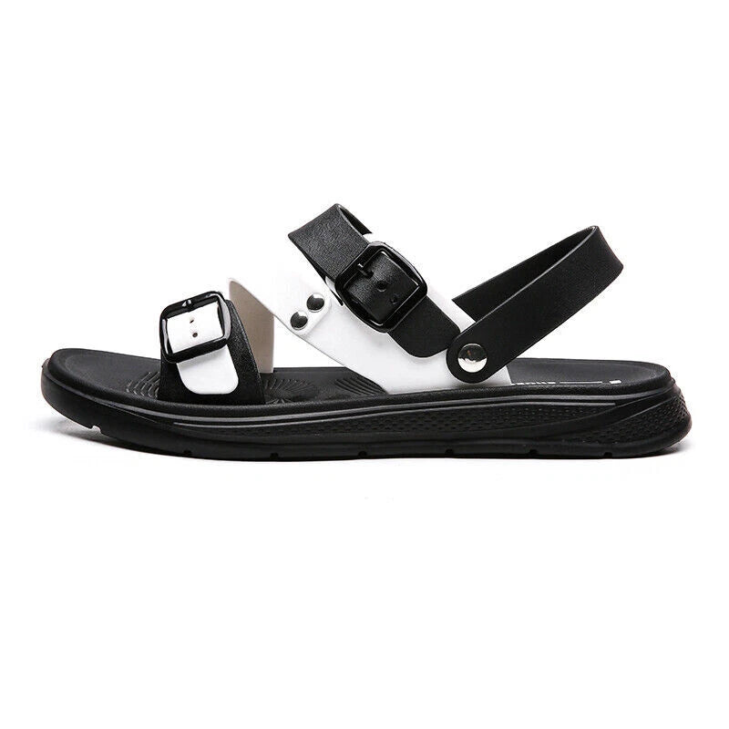 Men Fashion Plastic Sandals Casual Sports Summer Beach Shoes Home Slippers