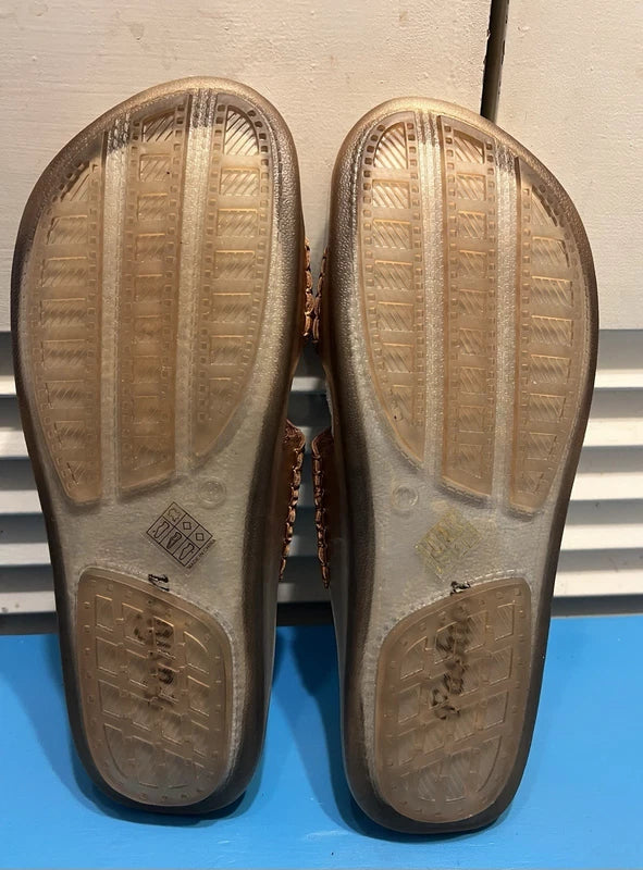 Men Genuine Leather Sandals Summer Casual Sports Beach Shoes Soft Slippers Sz 12