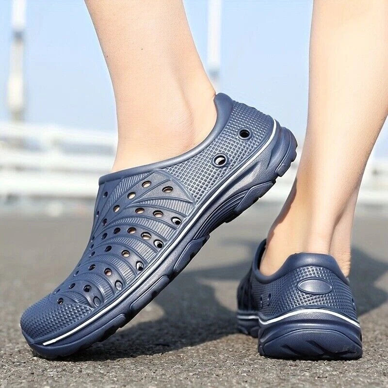 Men's Clog Slip on Casual Shoes Waterproof Slippers Garden Beach Swim Sandals US