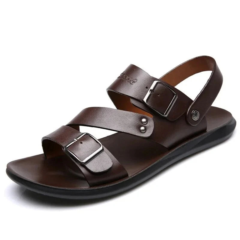 Men's Sandals Casual Beach Shoes One Shoe Two Use Men's Slippers Comfortable Bre
