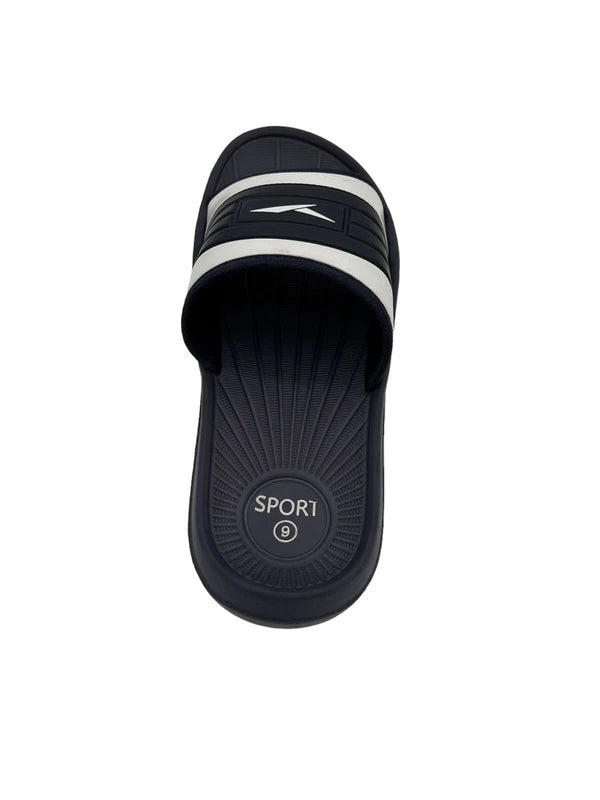 ICS Men's rubber slide sandal slipper Beach Shoe Slip On