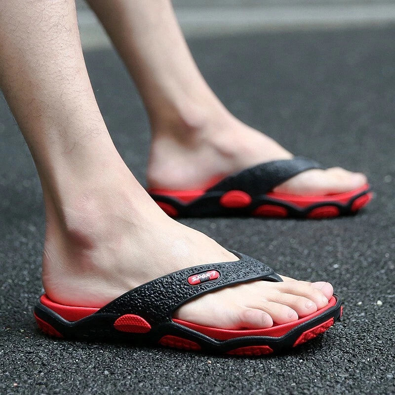 Casual-Summer Mens Flip Flops Sandals Beach EVA Flip-Flops Shoes Shower Slipper