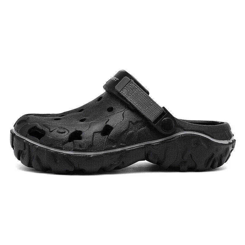 Breathable Men's Garden Clogs Sandals: Non-slip, Slip-on, Summer Beach Slippers