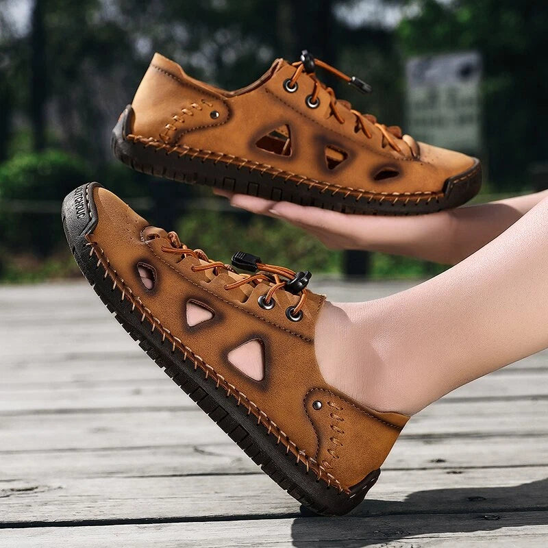 Summer Men's Sandals Moccasin Hiking Beach Slipper Comfortable Casual Shoes