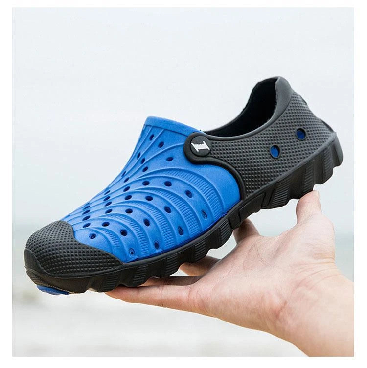 Men's Slip On Casual Shoes Waterproof Slippers Garden Beach Swim Sandals