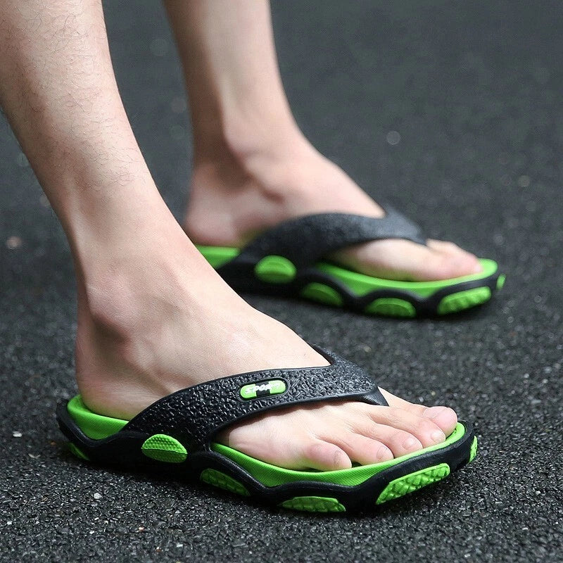 EVA Mens Flip Flops Arch Support Soft Cushion Thong Sandals Summer Beach Slipper