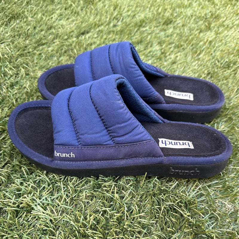 Brunch Poolslide Luxury Hotel Water Resistant Cushioned Slip On Sandals Size 7