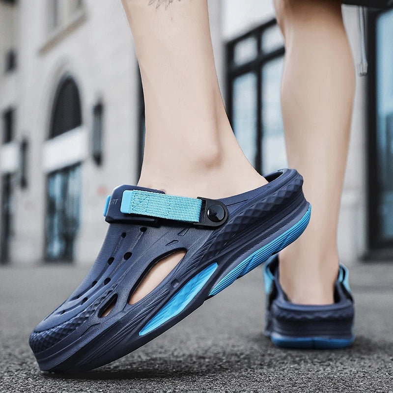 Men's Slip on Garden Mules Clogs Shoes Sports Sandals Beach Swim Slippers Shoes
