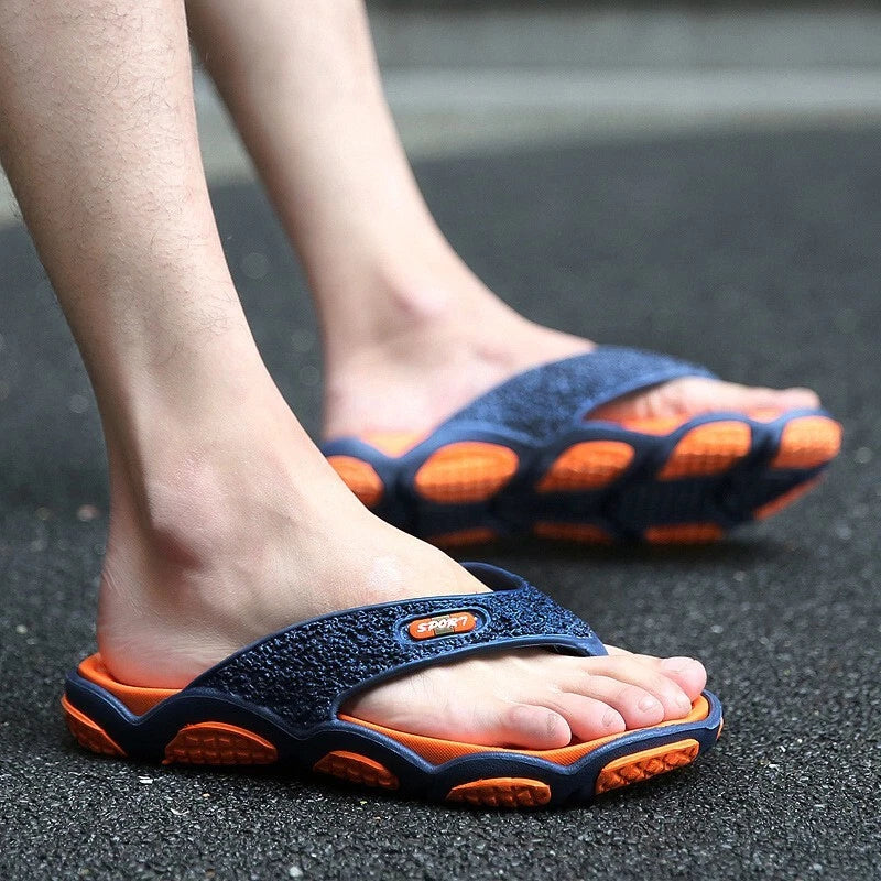 EVA Mens Flip Flops Arch Support Soft Cushion Thong Sandals Summer Beach Slipper