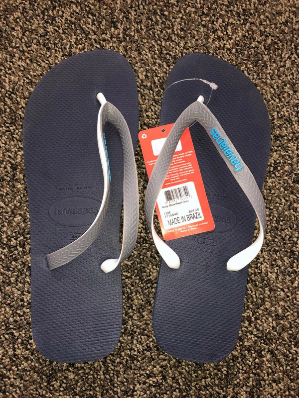 Havaianas Men's Brazil Beach Footwear Flip Flops Slippers (Size US 13 EUR 47-48)