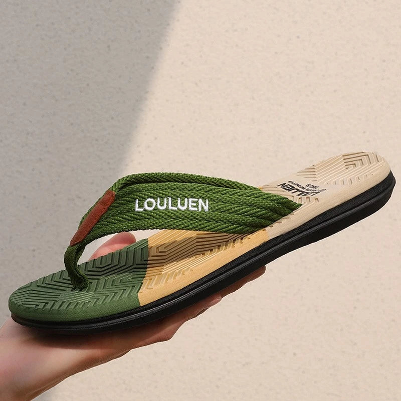 Fashion Mens Thong Flip Flops Sandals Beach Sandal Slippers US Size 7-15