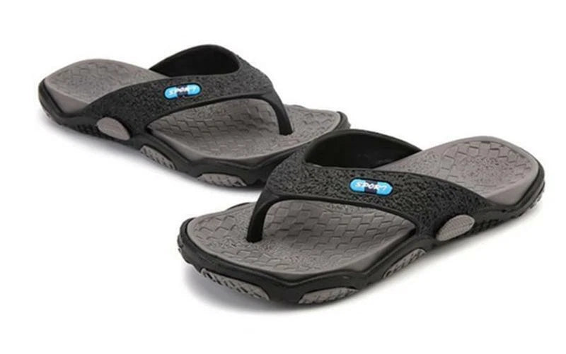 Men Anti-slip Massage Flip Flops Beach Shoes Casual Fashion Slippers Sandals