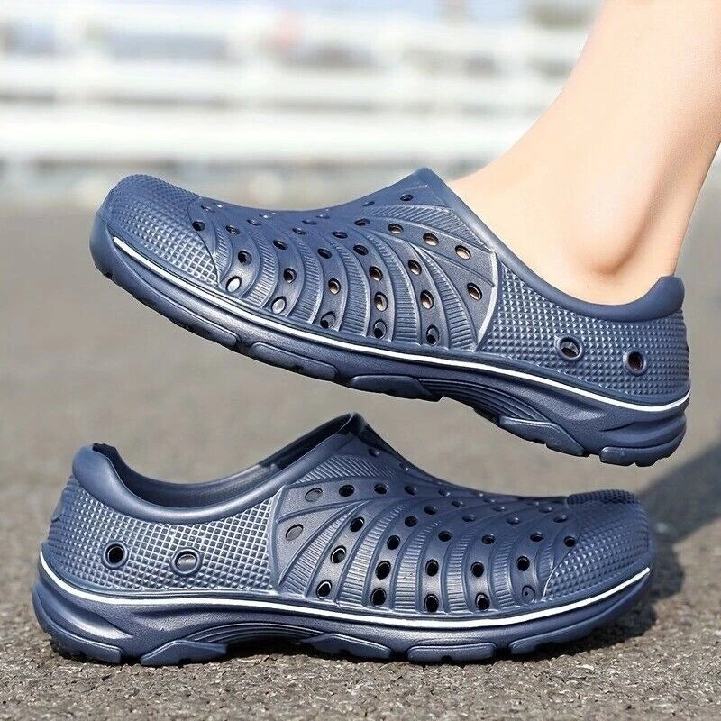 Men's Clog Slip on Casual Shoes Waterproof Slippers Garden Beach Swim Sandals US