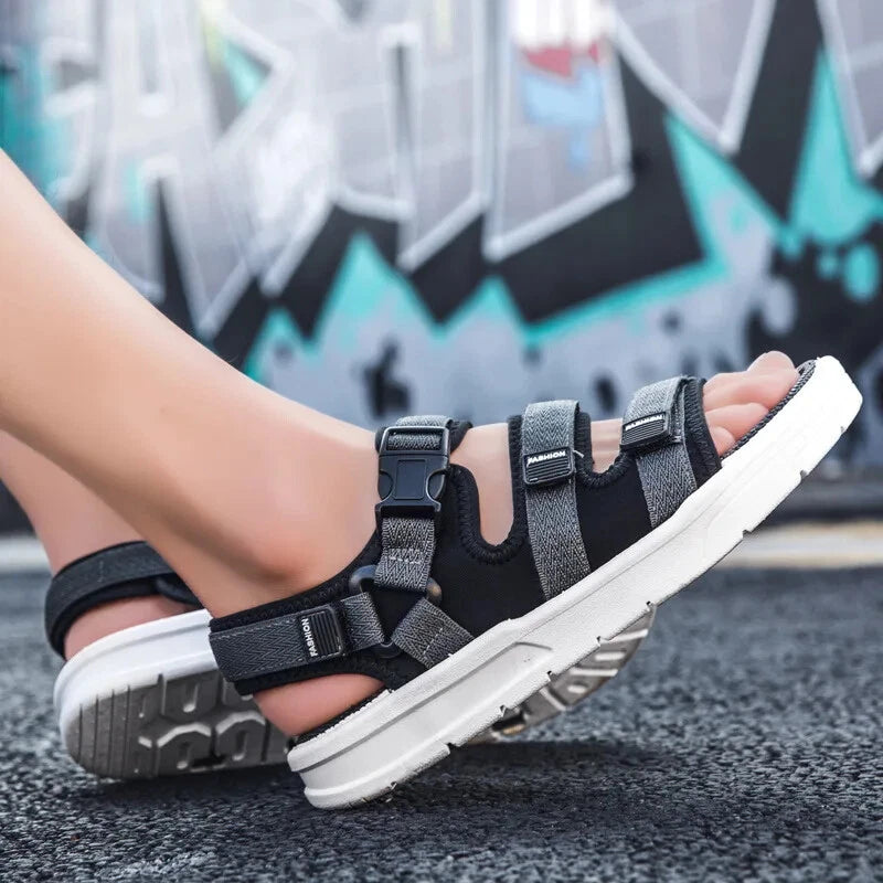 Men's Beach Slingbacks Sandals Slippers Open Toe Sports Casual Breathable Shoes