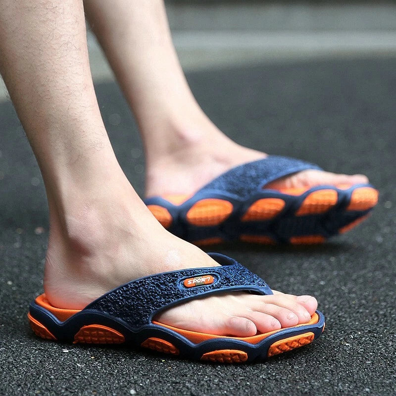 Casual-Summer Mens Flip Flops Sandals Beach EVA Flip-Flops Shoes Shower Slipper
