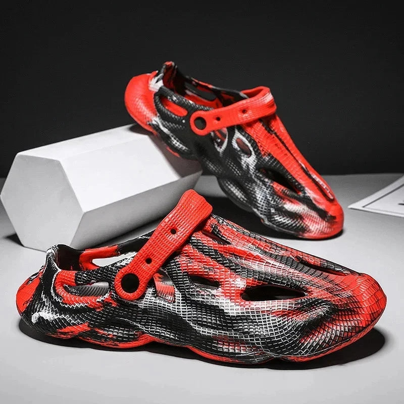 Men Slippers Camouflage Platform Outdoor Summer Clogs Shoe Women Beach Sandals