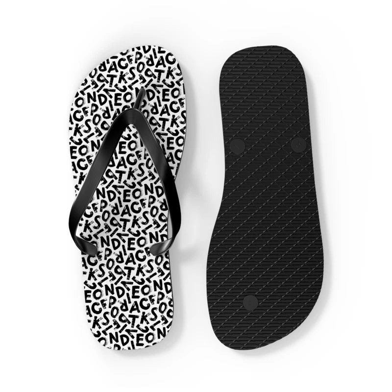 Alphabets Flip Flops - Beach Slippers, Hawaii, Havaianas