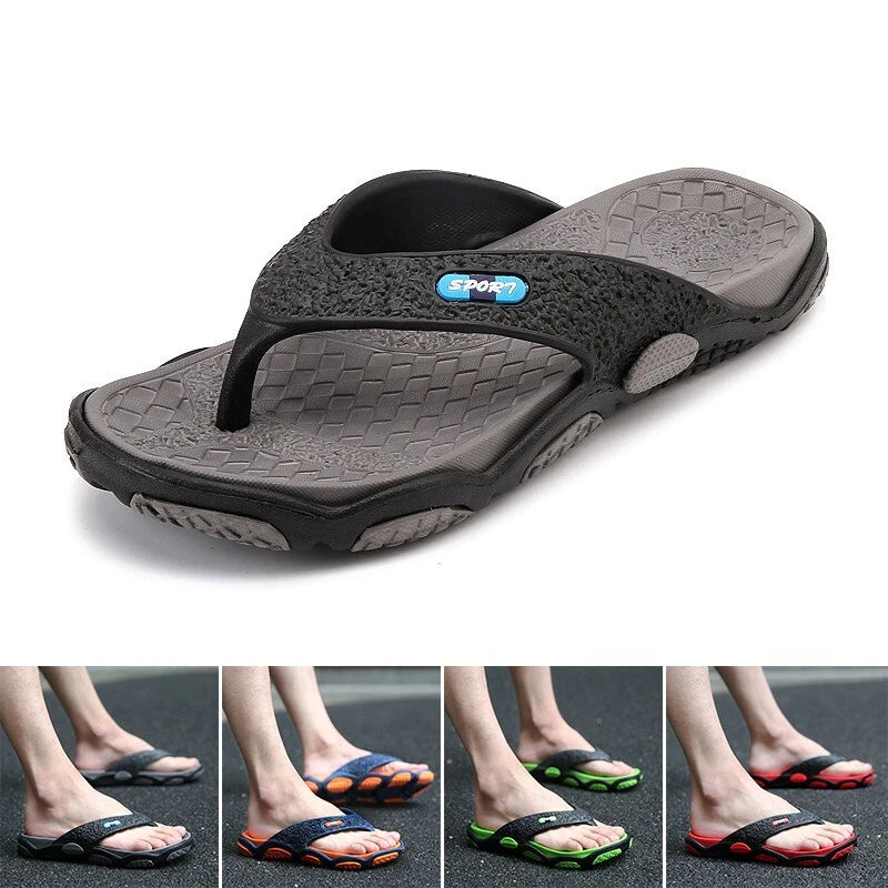 EVA Mens Flip Flops Arch Support Soft Cushion Thong Sandals Summer Beach Slipper