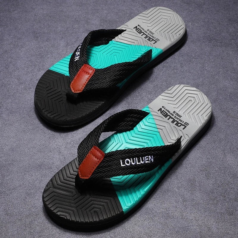 Fashion Mens Thong Flip Flops Sandals Beach Sandal Slippers US Size 7-15