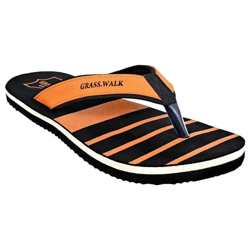 Flip Flops Women's Sandals Flat Orange Slippers Beach Water Classic PVC Non-Slip