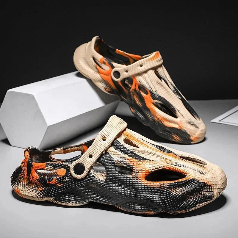 Men Slippers Camouflage Platform Outdoor Summer Clogs Shoe Women Beach Sandals