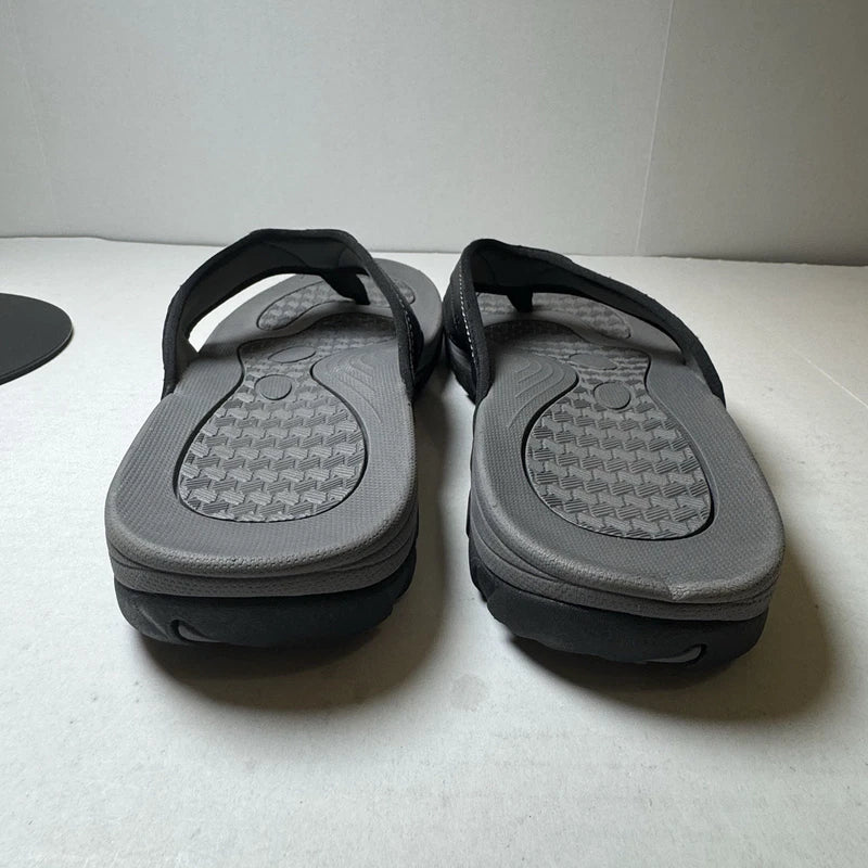 KUBUA Men's Beach Flip-Flops Water Sandals Outdoor Athletic Thong Sandals