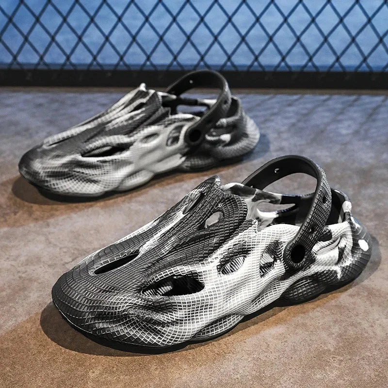 Men Slippers Camouflage Platform Outdoor Summer Clogs Shoe Women Beach Sandals