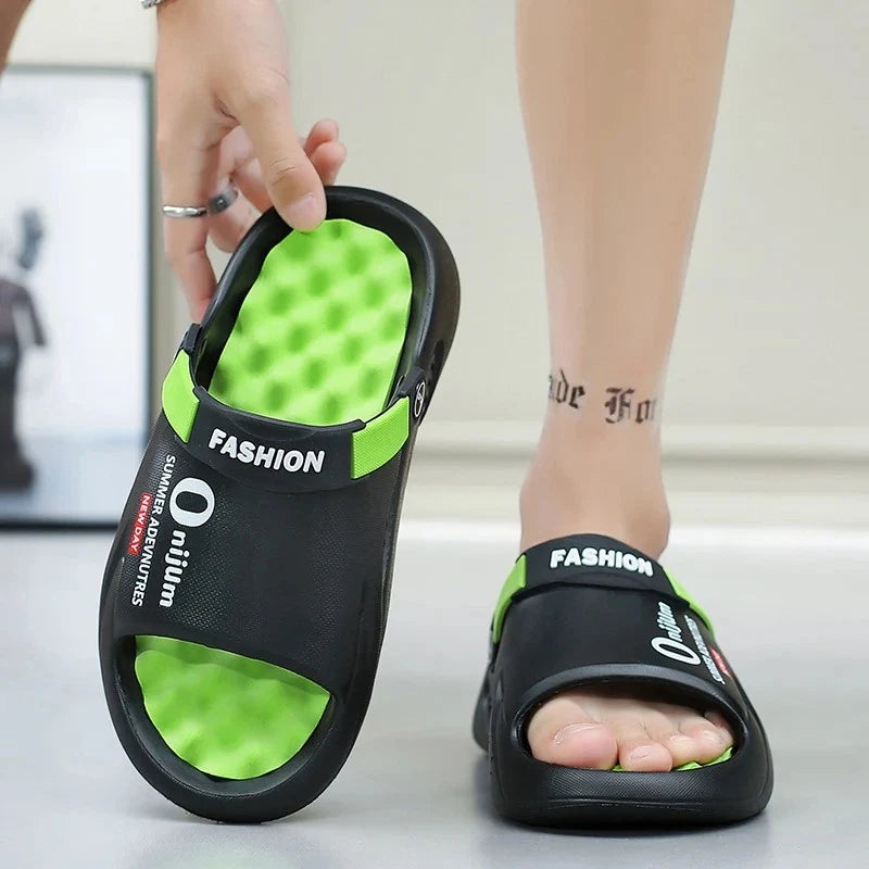 Men's 2025 Summer EVA Soft Platform Slippers, Beach Slides, Indoor Outdoor 🏖️