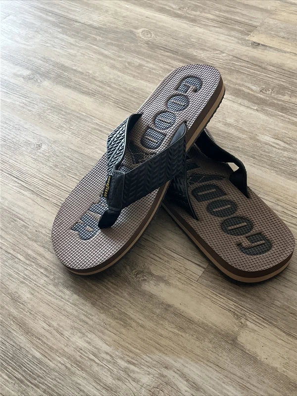 GOODYEAR SLIPPERS THONG BEACH SLIDES ALL TERRAIN FLIP-FLOP FOOTWEAR NON-MARKING