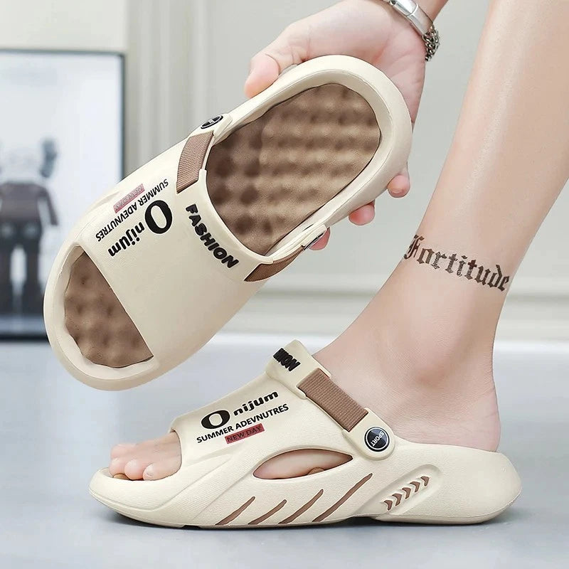 Men's 2025 Summer EVA Soft Platform Slippers, Beach Slides, Indoor Outdoor 🏖️