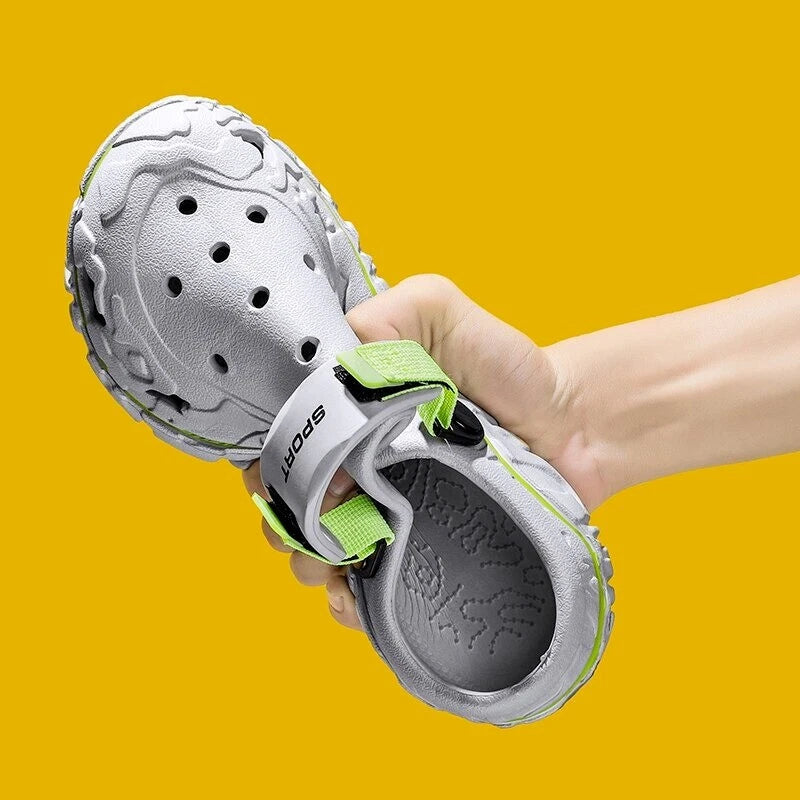 Breathable Men's Garden Clogs Sandals: Non-slip, Slip-on, Summer Beach Slippers