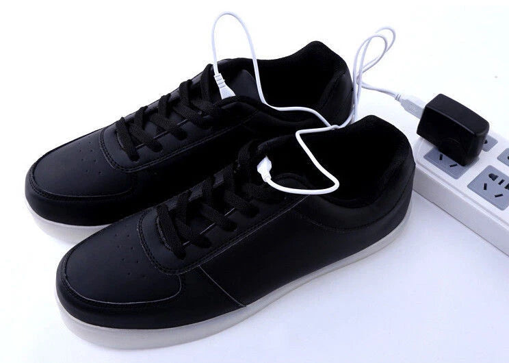Men Women LED Lights Lace Up Luminous Sportswear Sneaker Luminous Casual Shoes