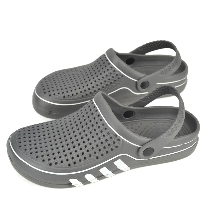Mens Clogs Summer Slip On Garden Shoes Anti-slip Sandals Water Slippers