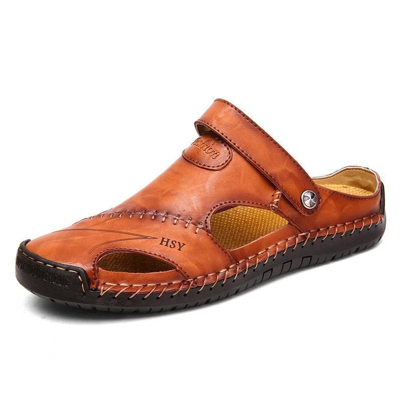 Men's Beach Sandals Breathable Summer Slides Outdoor Non-slip Slippers