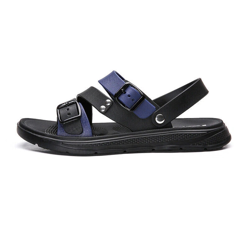 Men Fashion Plastic Sandals Casual Sports Summer Beach Shoes Home Slippers