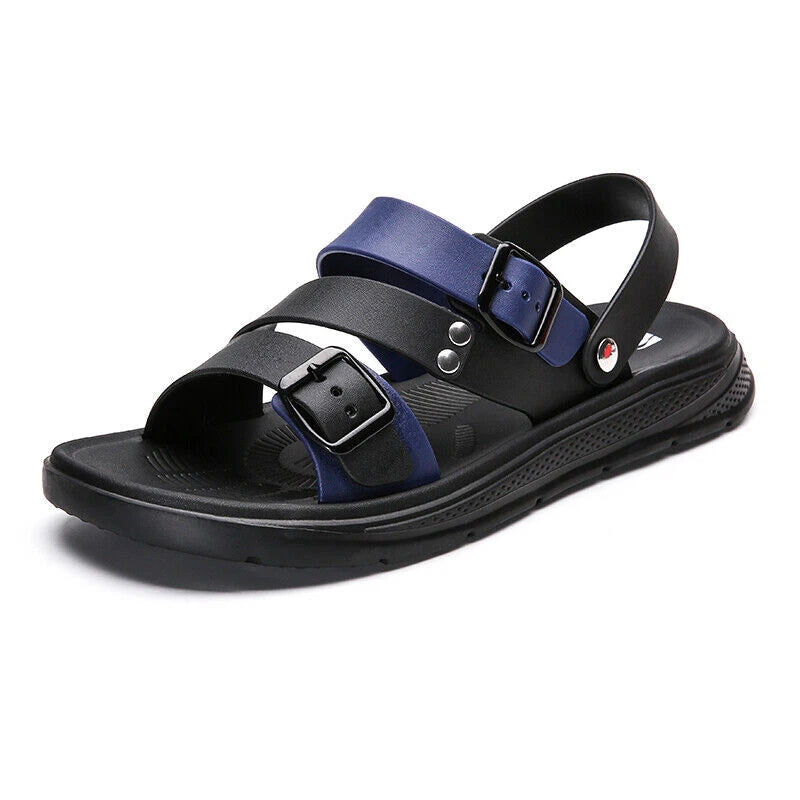 Men Fashion Plastic Sandals Casual Sports Summer Beach Shoes Home Slippers