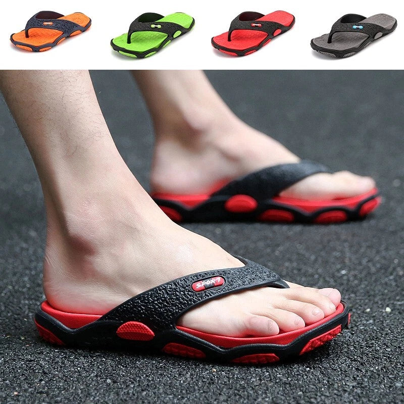 EVA Mens Flip Flops Arch Support Soft Cushion Thong Sandals Summer Beach Slipper