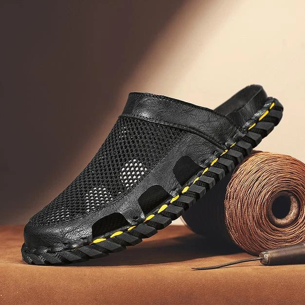 Men's Beach Ventilation Shoes Slippers Outdoor Casual Flats Summer Comfort 38-46
